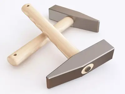 200 gr hammer assembly 3D model