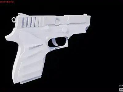 P250 - Game Ready - Unreal - Unity Low-poly 3D model