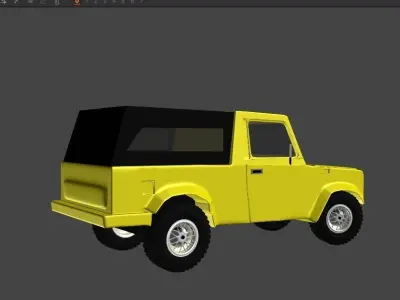 Maruti gypsy  Free low-poly 3D model