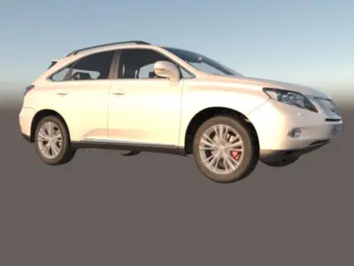 Lexus RX 450H Low-poly 3D model