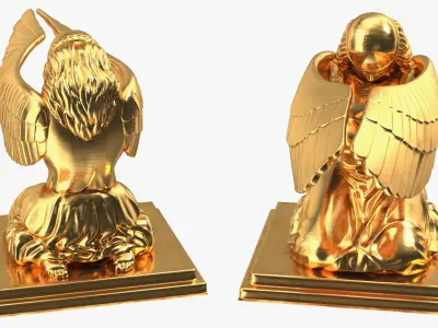  Ark of Covenant Angel Figure 