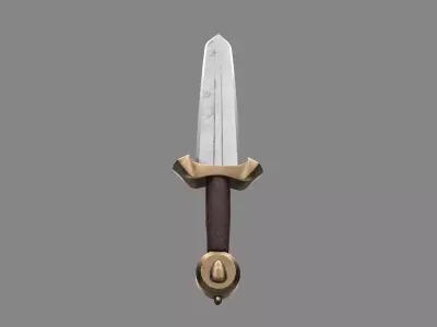 Short Sword 3D Model Low-poly 3D model