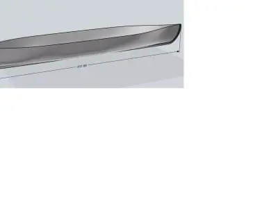 Simple Canoe Free 3D model