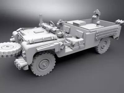 SAS Land Rover Series 2A 3D print model