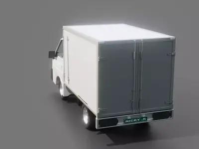 Mazda Bongo Box Truck 3D model