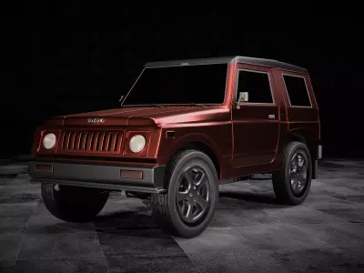 suzuki  jeep Free 3D model