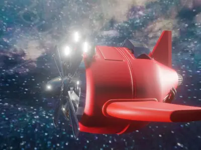 Cartoon plane 3D model 3D model