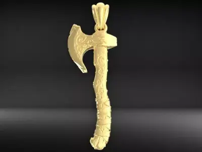 Axe pendant 3D print model