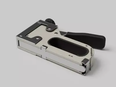 Brandless Staple Gun Low-poly 3D model