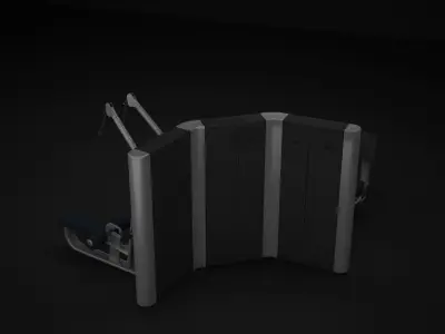 Multistation Wall Machine 3D model