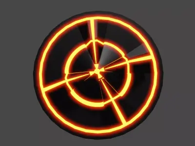 tech shield 3D model