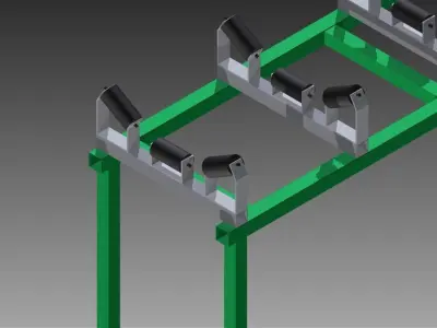 Conveyor Assambly Free 3D model