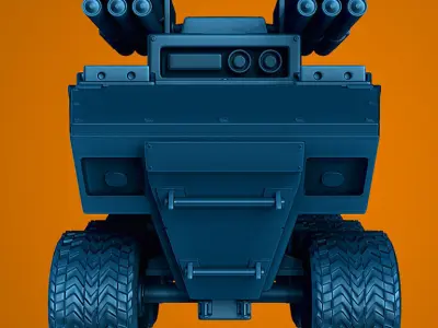War vehicle for tabletop 3d print 3D print model