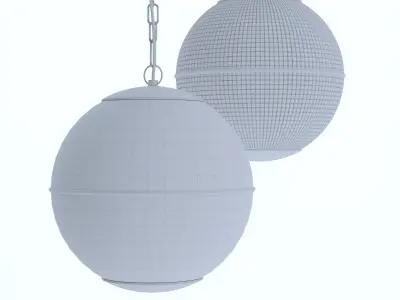 Pamono Lampposts Holophane Low-poly 3D model