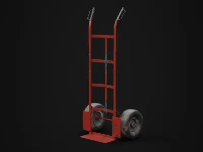 Hand Truck 3D model buy