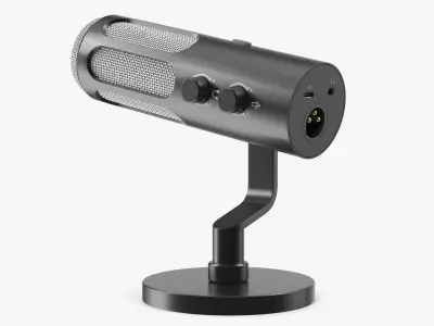 Wireless Microphones Collection 3D model