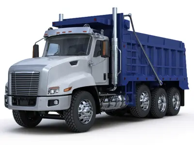 Truck Tipper construction equipment 3D model