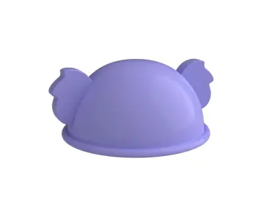 Koala Hat Cute Low-poly 3D model
