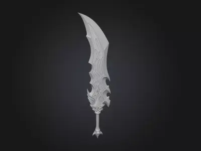 Game Weapons - Bundle pack of 4 3D print model