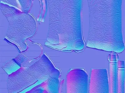 saddle horse Low-poly 3D model