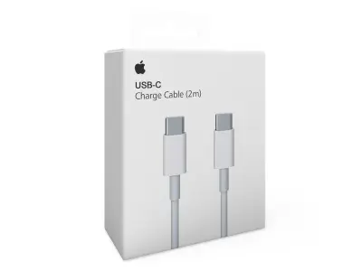 Apple USB-C Charge Cable Packaging 3D model