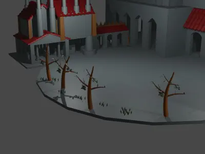 CASTILLO ROMANO 3D model