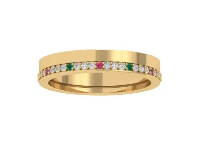 Wedding Band 3D print model 3