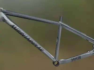 Mountain Bike Frame MountainPeek Ninja LowPoly 3D Model Low-poly 3D model