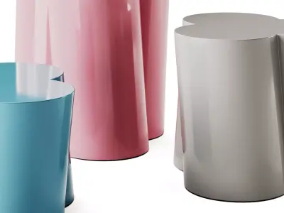 Flower Coffee Table Westwing Collection 3D model