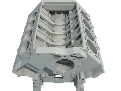 Engine Block 3D model