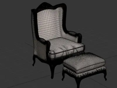 Antique Chair 3D model