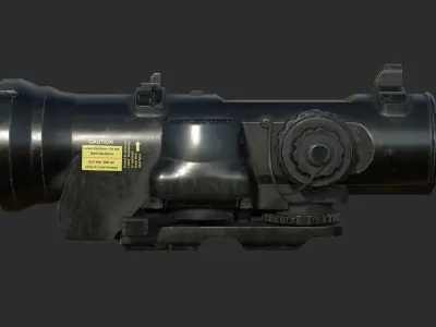 Weapon - Scope - 08 - Scope6X Low-poly 3D model
