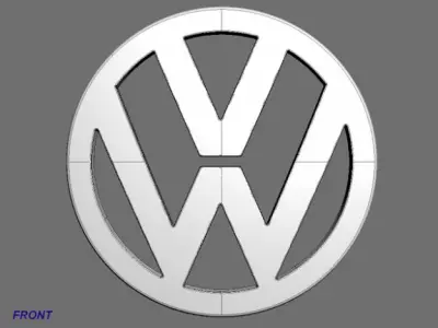 Volkswagen Logo 3D model