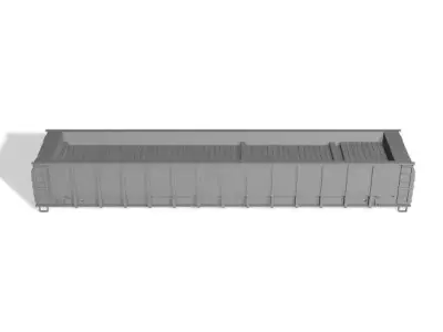 HO NS M-271s M-272s MOW Crosstie Gondola Crosstie Load Pack 3D print model
