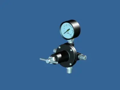 Air Pressure Valve Free 3D model