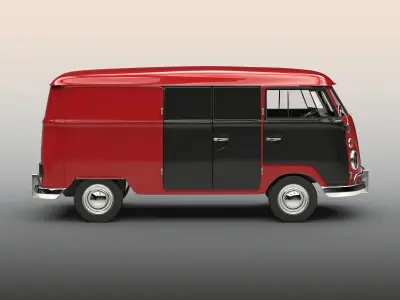 Old van 3D model
