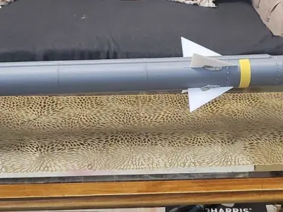  AIM-120 Amraam missile  3D print model