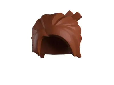 Custom3Dprint Minifigure Accessory - Minifigure Hair S2 - 069 3D print model