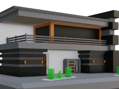LowPoly House FREE Free low-poly 3D model