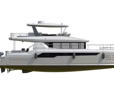 Catamaran 3D model