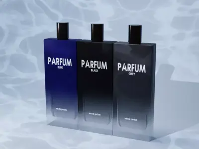 Parfum bootle glass  Free 3D model