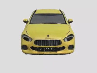 A city car  Free 3D model