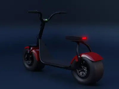 Electrical Scooter 3D model