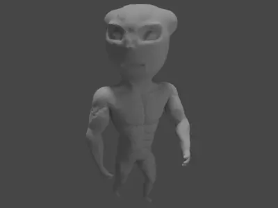 The Grok man Free 3D model