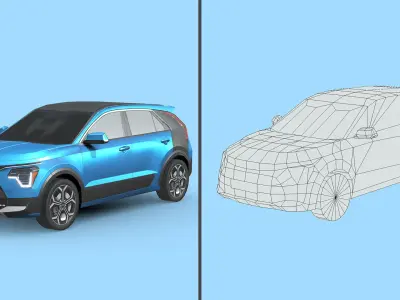Low-Poly Car Pack 019 - Dynamic Duo