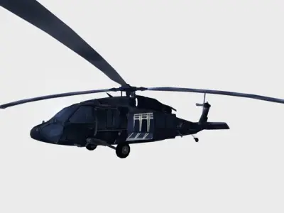 Black-Hawk Chopper 3D model