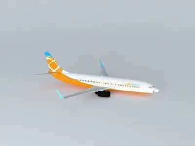 Orbit Airlines Boeing 737 800 Free 3D model