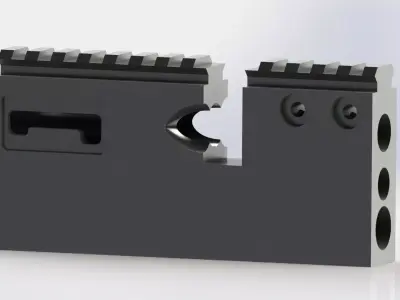 Dawson air rifle receiver Free 3D model