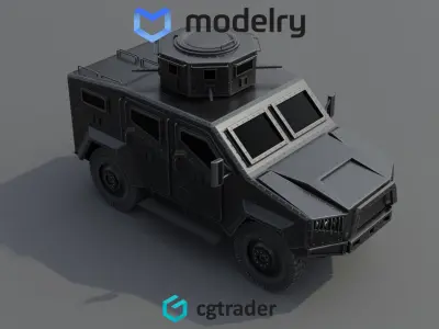 Military JLTV 3D model by OK3D