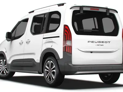 Peugeot e Rifter GT 2024 3D model
